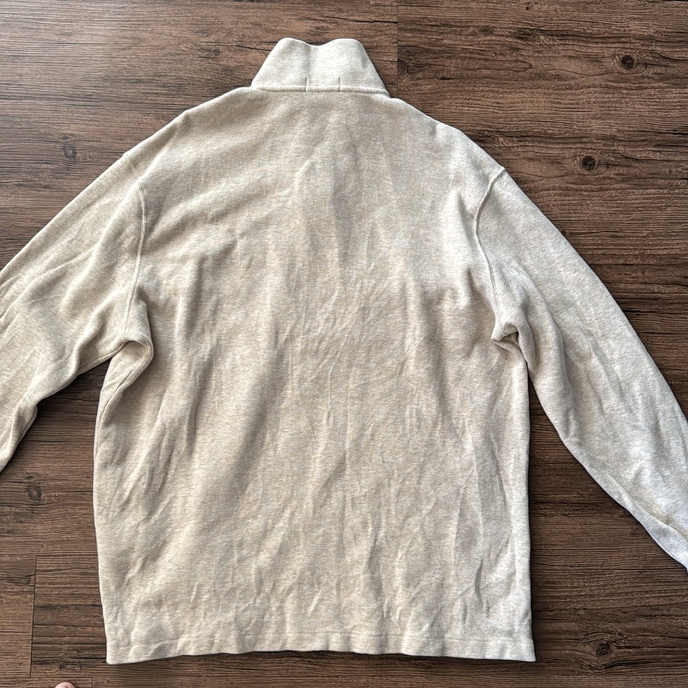 **LIKE NEW** Men’s Polo Quarter Zip Pullover Sweater - Picture 7 of 7